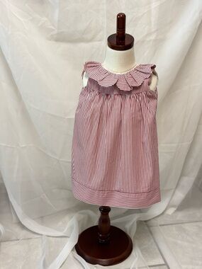 Edgehill Collection Dress Red & White Striped